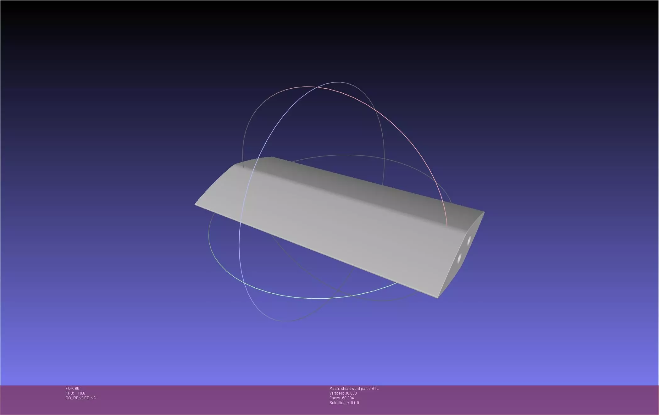 Dungeon Of Black Company Shia Sword 3D print model_63