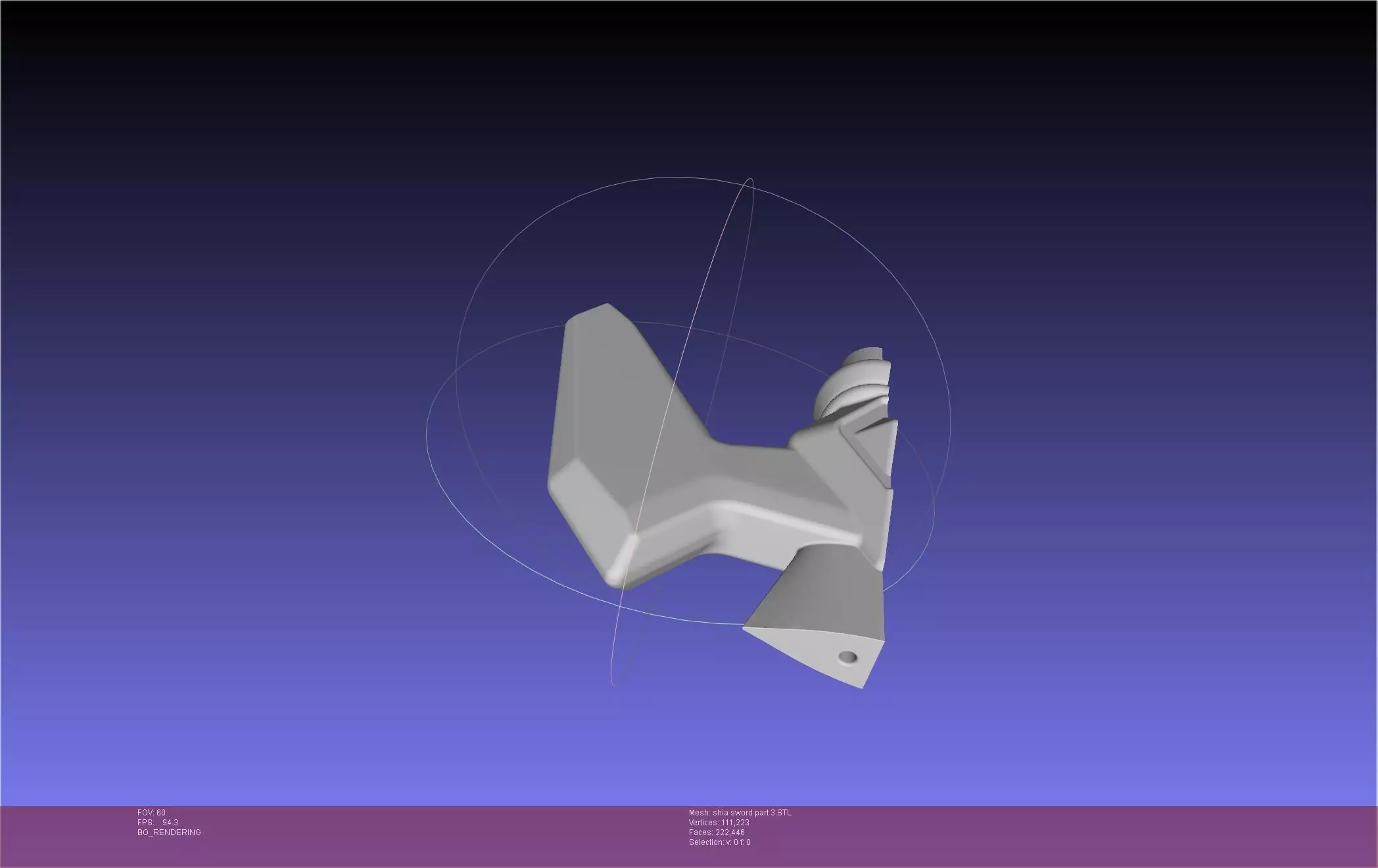 Dungeon Of Black Company Shia Sword 3D print model_43