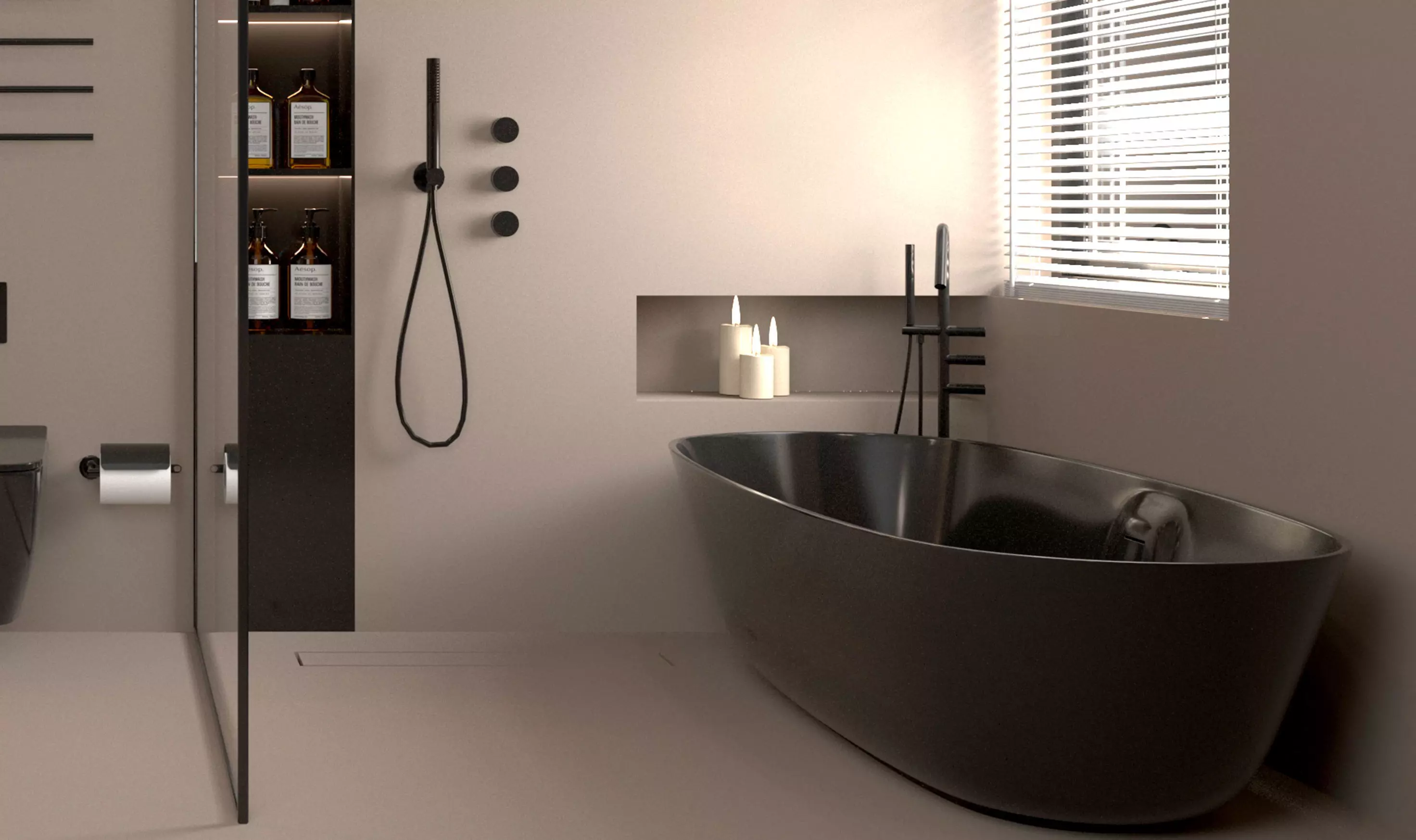Bathroom Interior 06 3D model_4