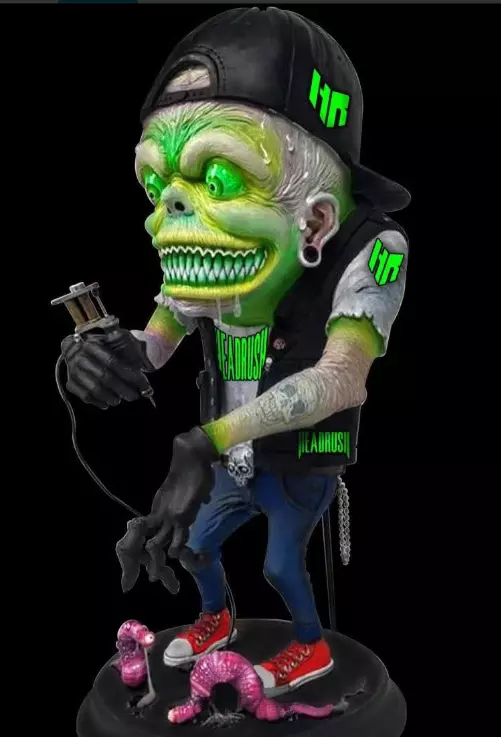 zombie en tatuaje 3D print model