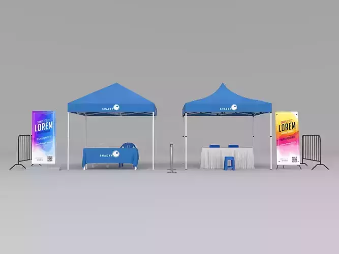 Outdoor Event Booth - Pop-up Tent