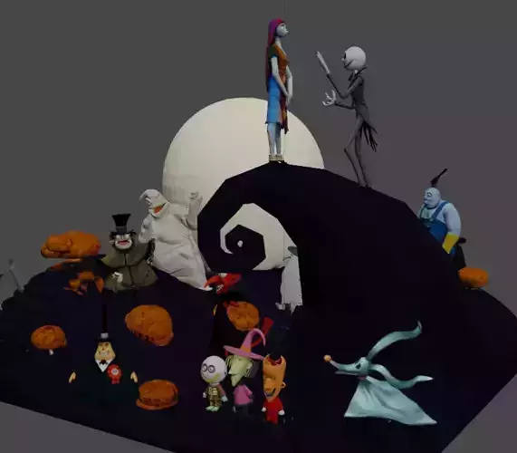 The Nightmare Before Christmas 3D print model
