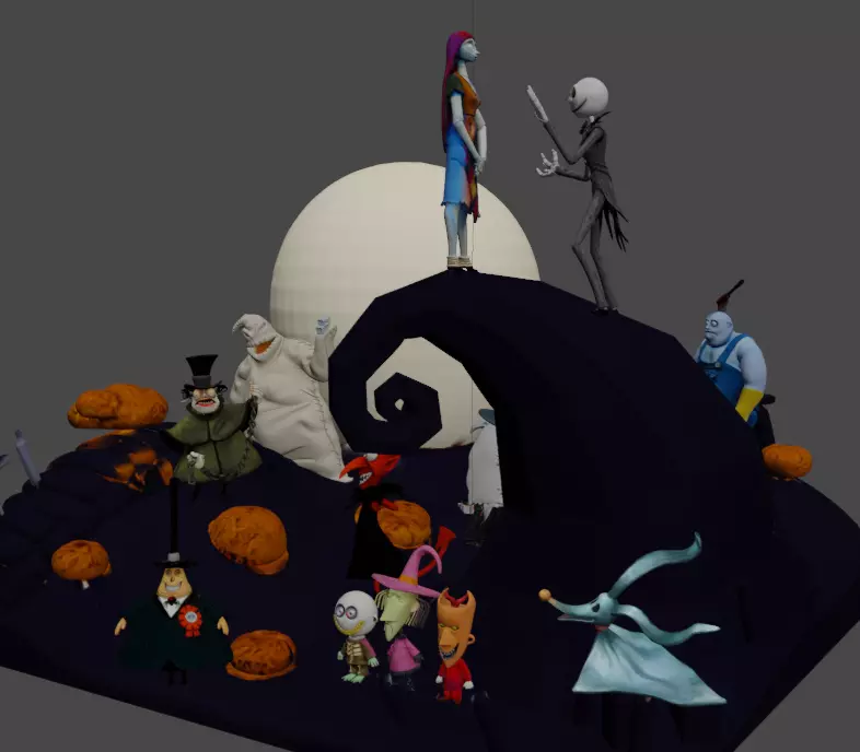 The Nightmare Before Christmas 3D print model_0