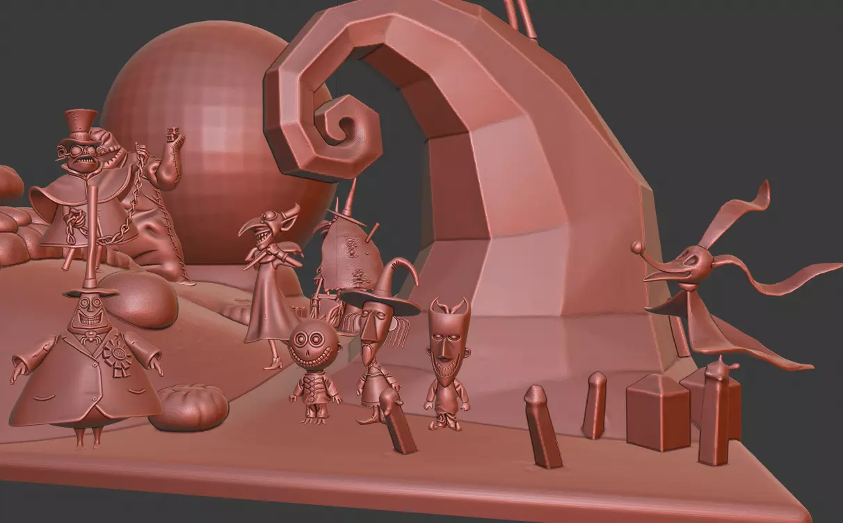 The Nightmare Before Christmas 3D print model_7