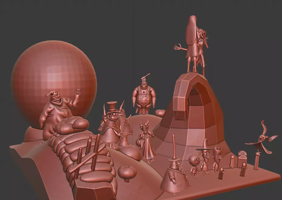 The Nightmare Before Christmas 3D print model_3