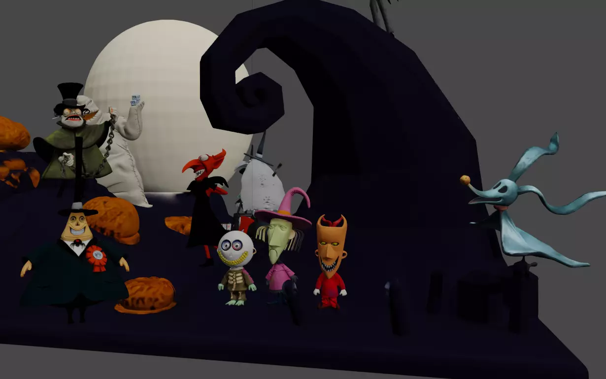 The Nightmare Before Christmas 3D print model_6