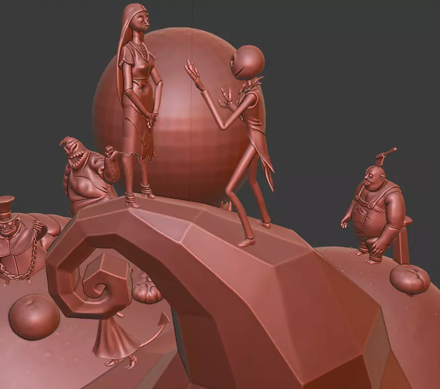 The Nightmare Before Christmas 3D print model_5