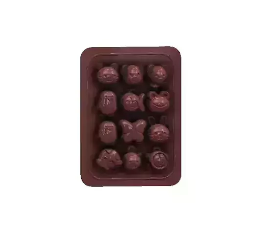 Animal Face Chocolate Mold  3D Printable Design