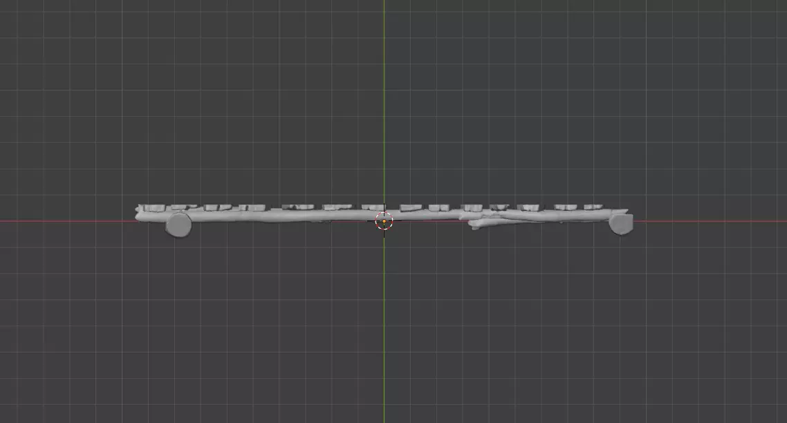 Weathered Fence Low-poly 3D model_20