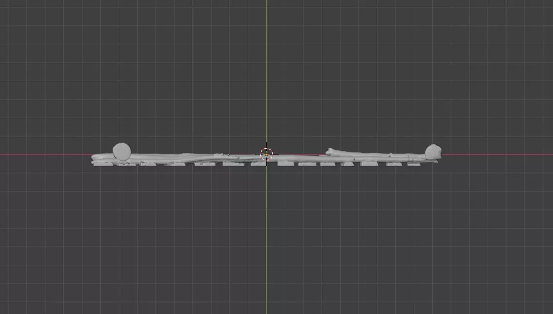 Weathered Fence Low-poly 3D model_21