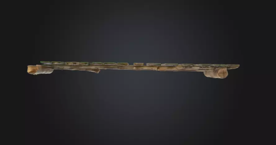 Weathered Fence Low-poly 3D model_16