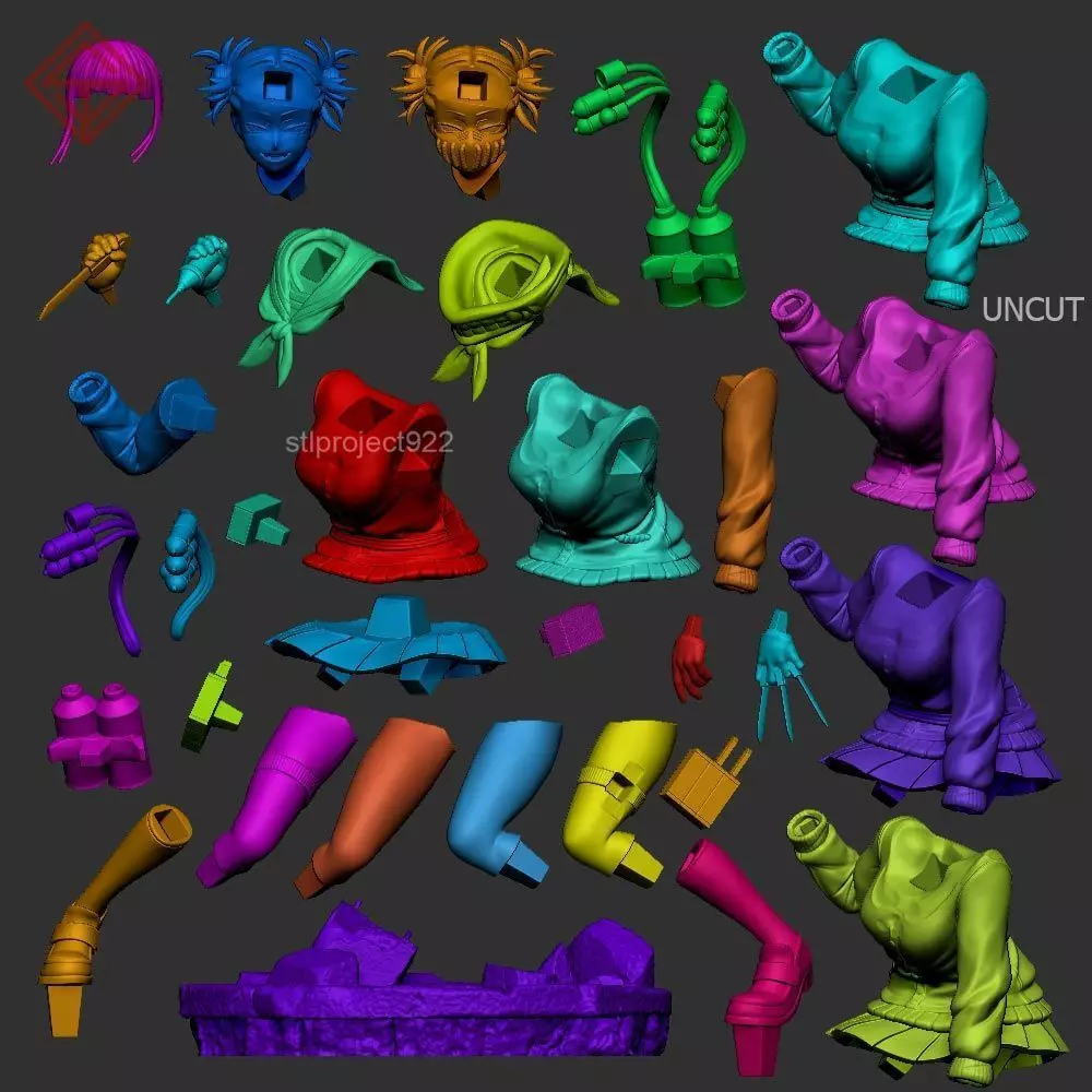 Himiko Toga 3D print model_2