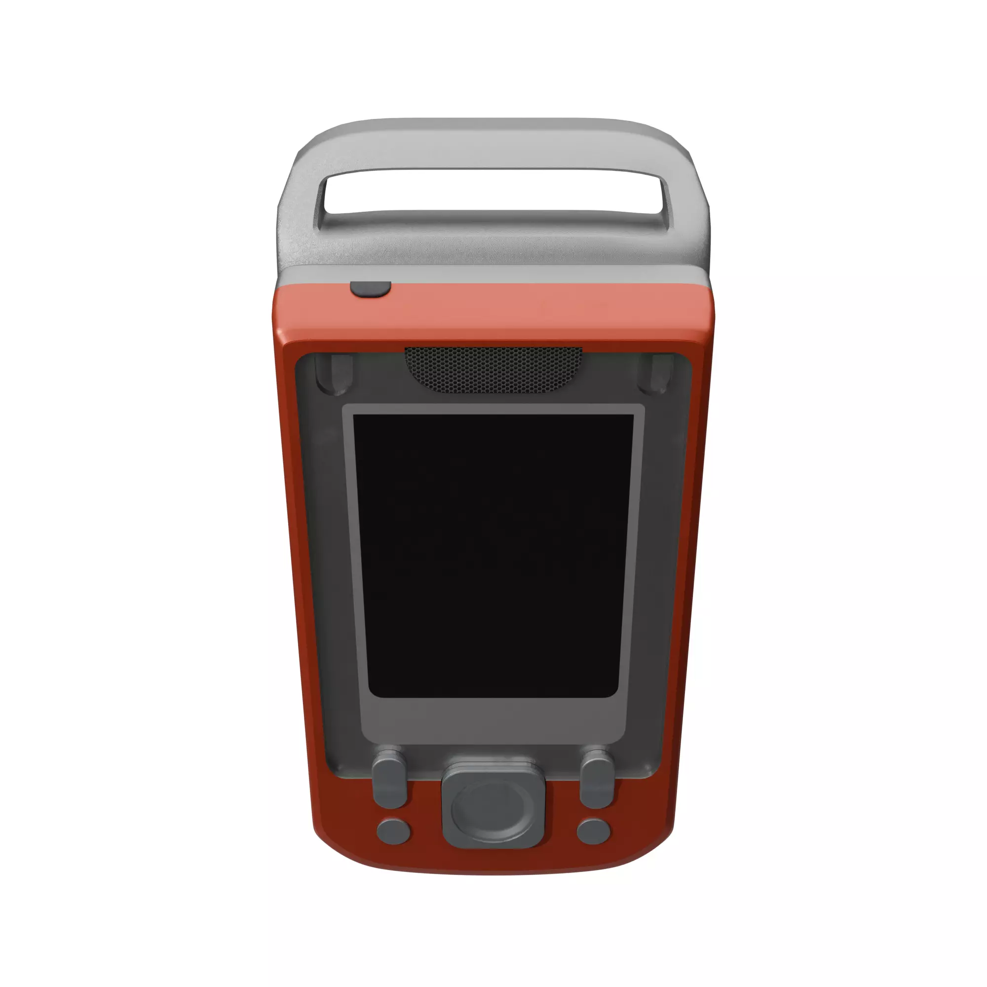 Rugged Phone Handheld Mobile Device Low-poly 3D model_3