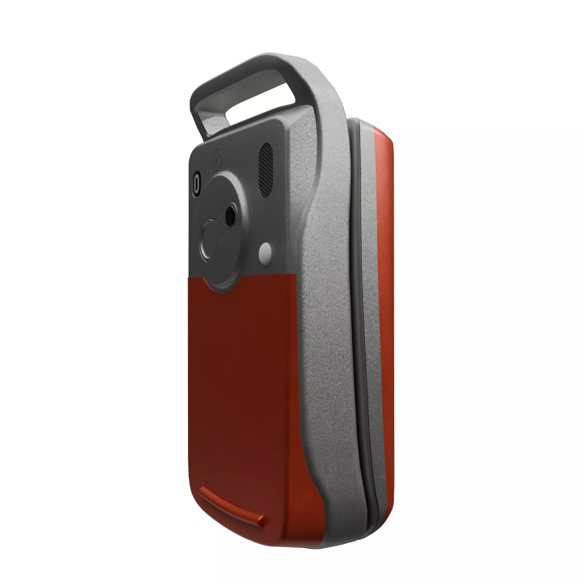 Rugged Phone Handheld Mobile Device Low-poly 3D model_8