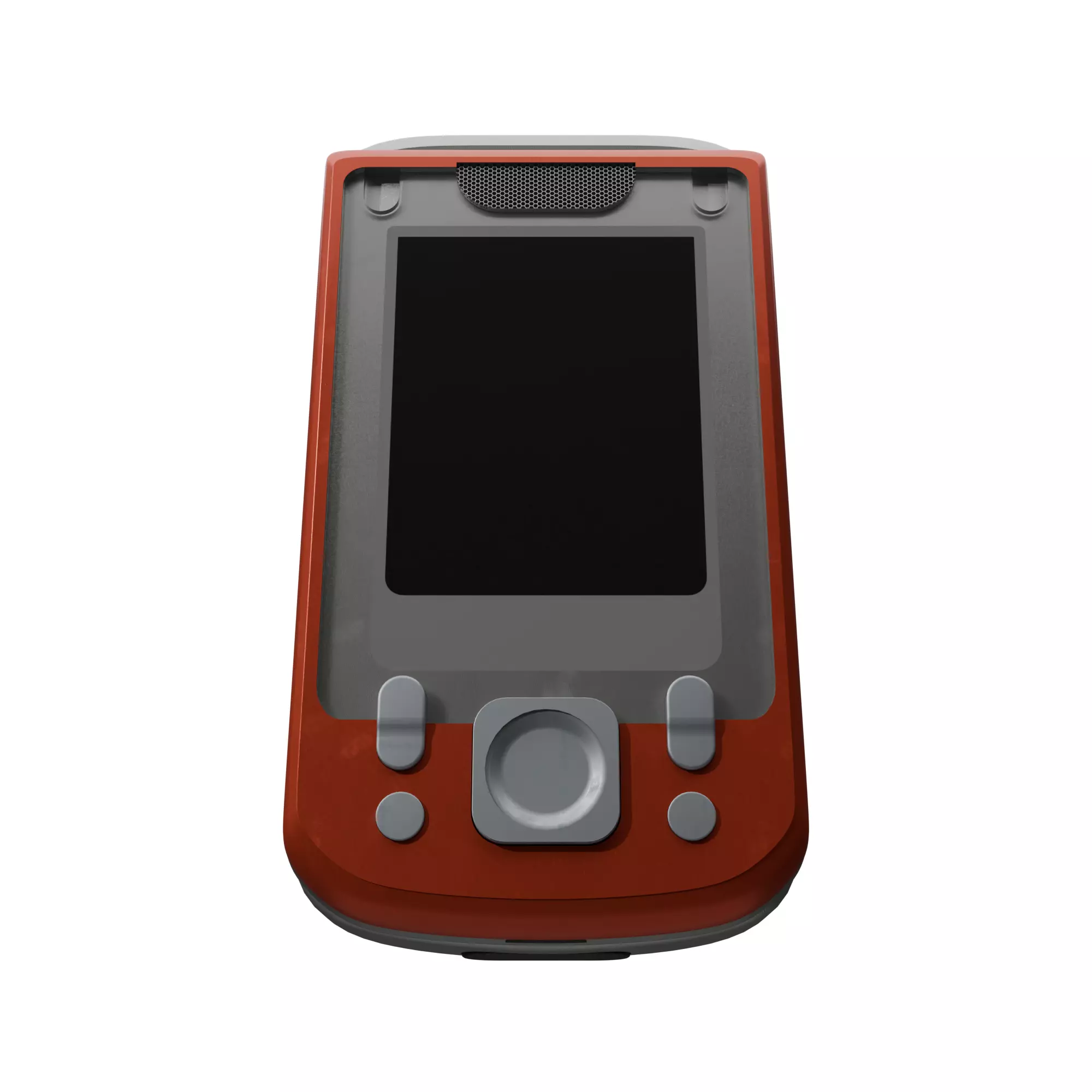 Rugged Phone Handheld Mobile Device Low-poly 3D model_4