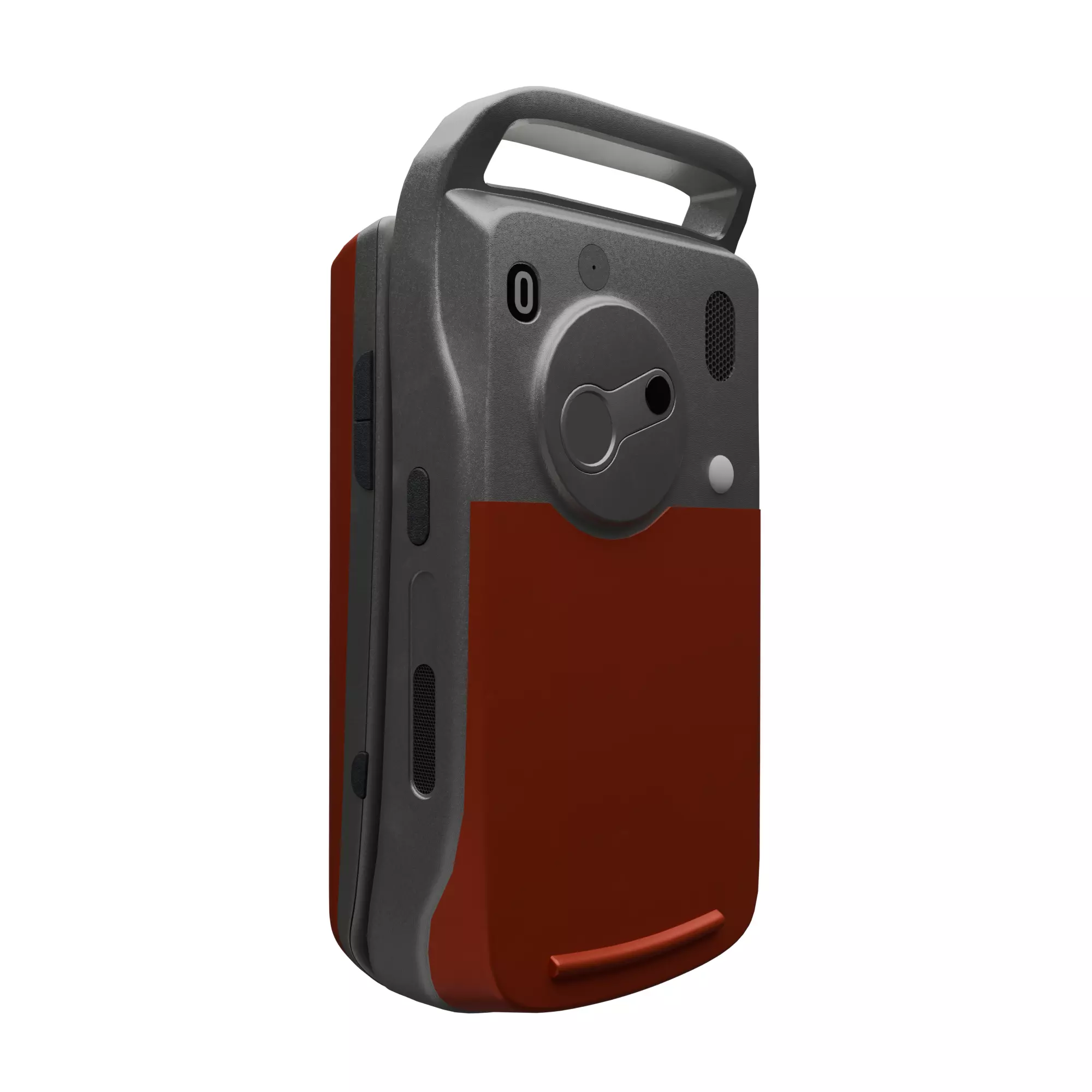 Rugged Phone Handheld Mobile Device Low-poly 3D model_1