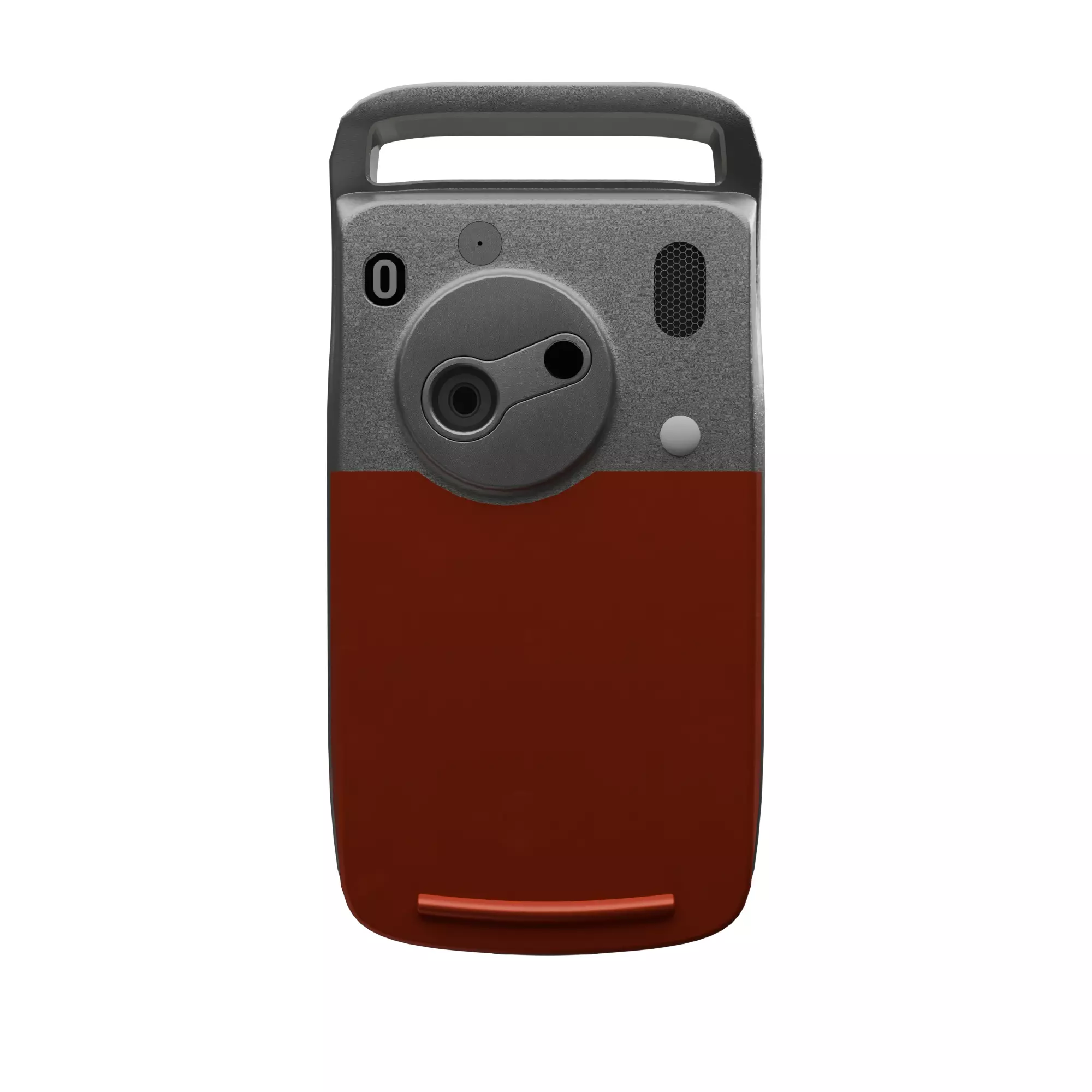 Rugged Phone Handheld Mobile Device Low-poly 3D model_9