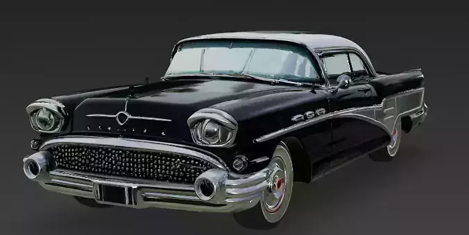 Buick Special 2 Door Sedan 1957 3D model