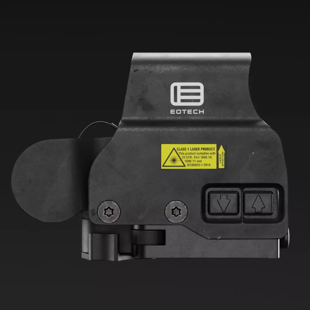 EOTech Holographic Sight EXPS2 Low-poly 3D model_8