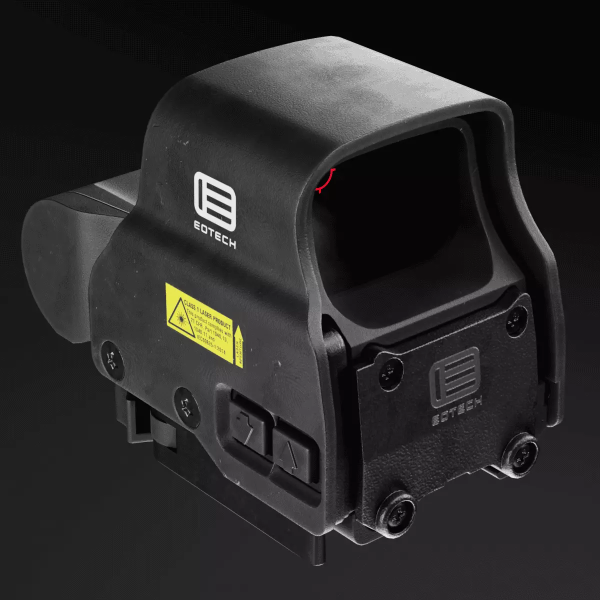 EOTech Holographic Sight EXPS2 Low-poly 3D model_3