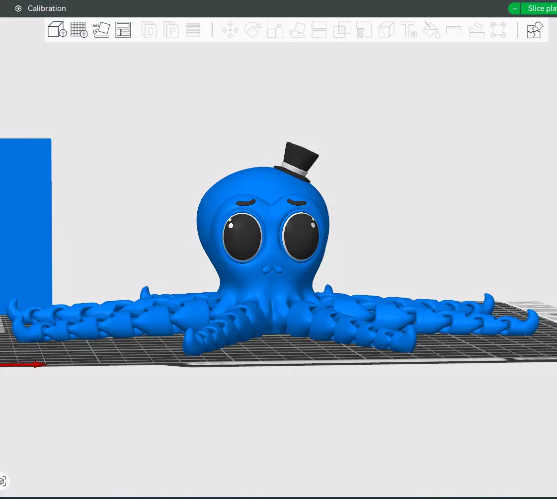 Flexi Octopus Print-in-Place Articulated Toy No Support Needed 3D print model_2