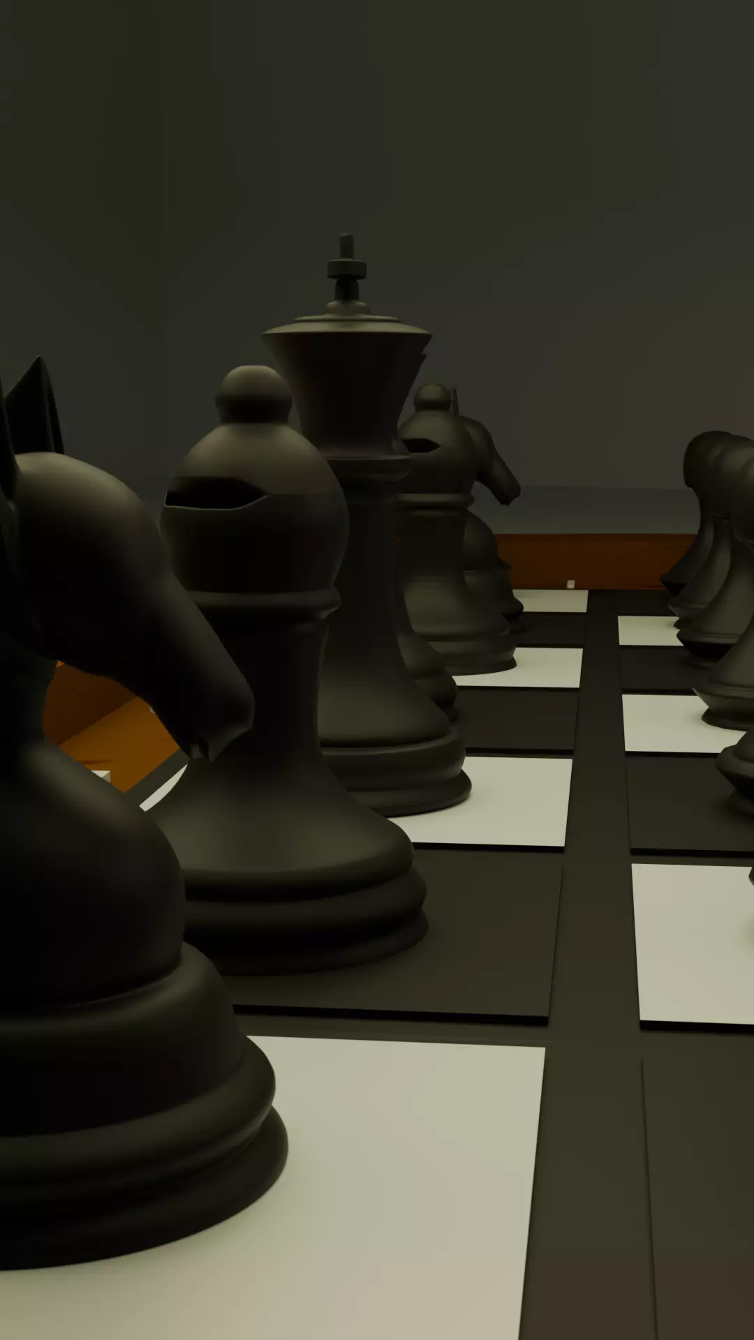 CHESS BOARD Low-poly 3D model_2