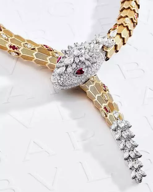 bulgari serpenti necklace 3d model Low-poly 3D model_0