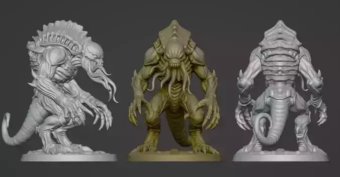 Chitin Brood Abomination Beast  Print-Ready STL