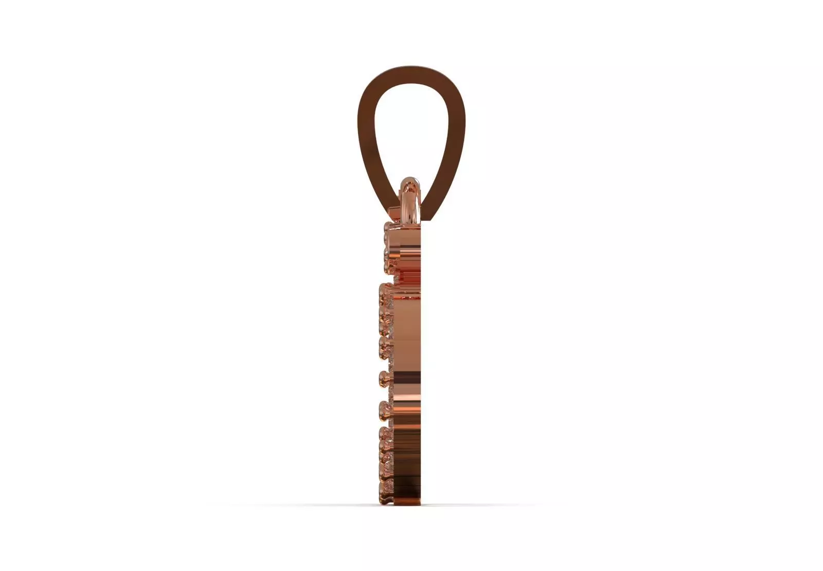 Apple Pendant Model A Symbol of Life and Shine jp0333 3D print model_2