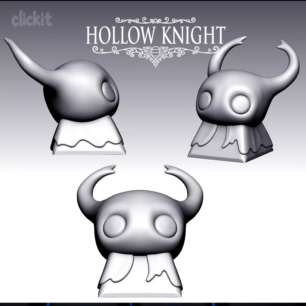 Hollow Knight Artisan Keycap 3D Printable STL and 3MF Free 3D print model_2