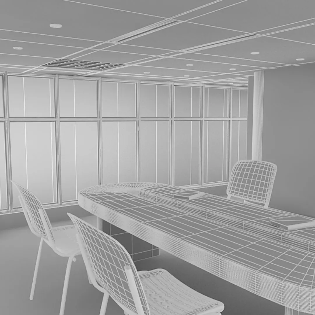 Office Room 3D model_12