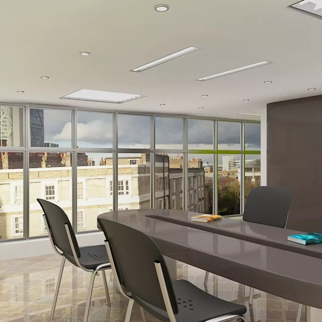 Office Room 3D model_3