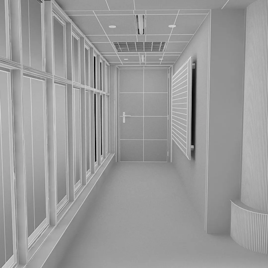 Office Room 3D model_11
