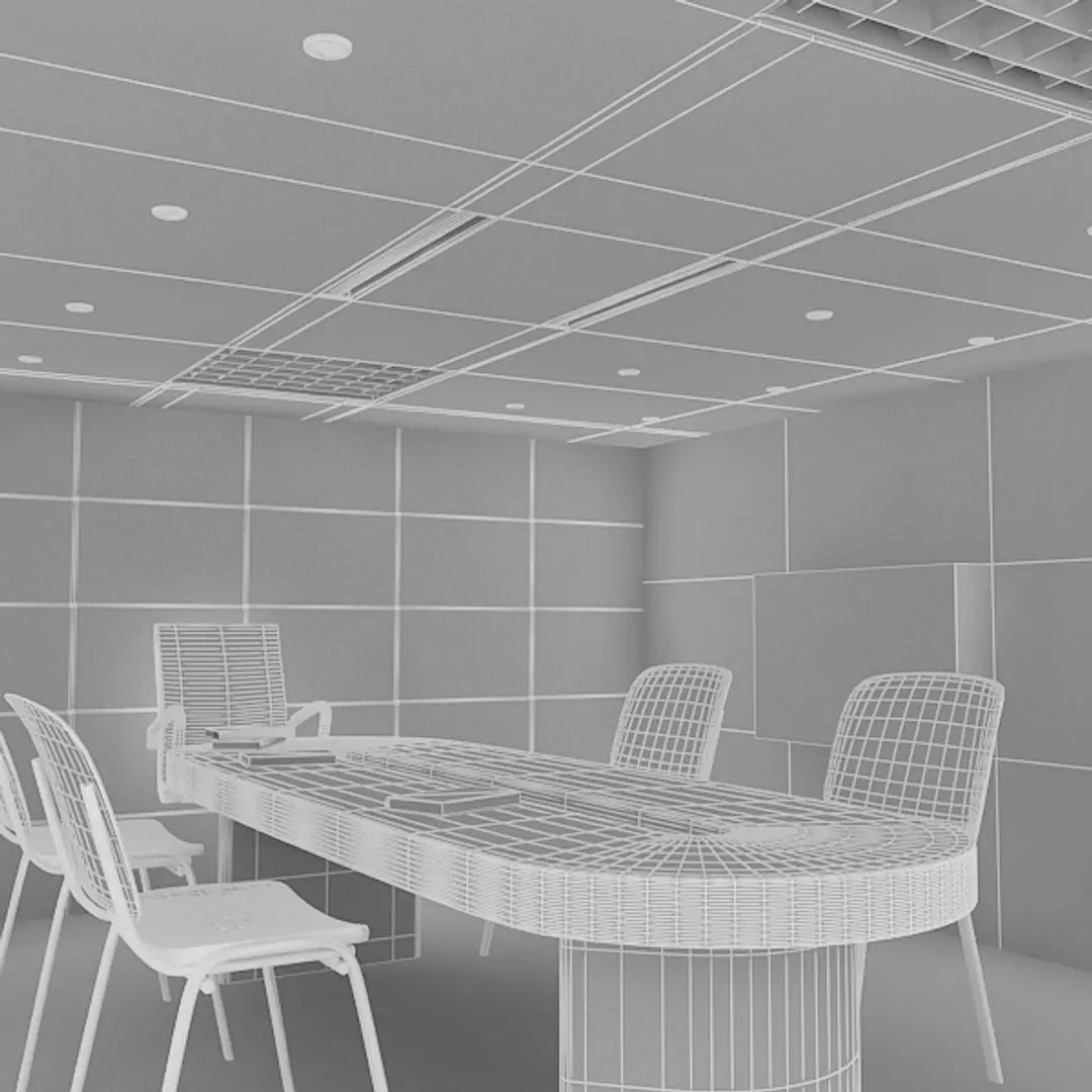 Office Room 3D model_9