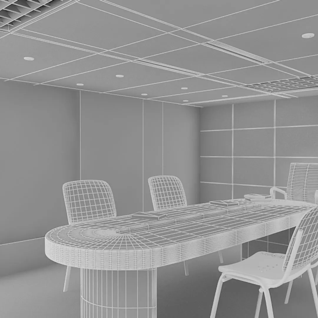 Office Room 3D model_10