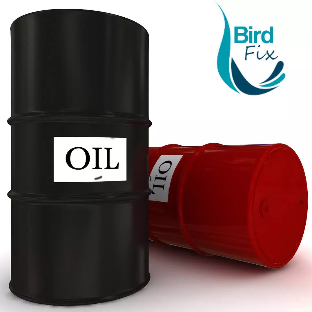 Oil Barrel Low-poly 3D model