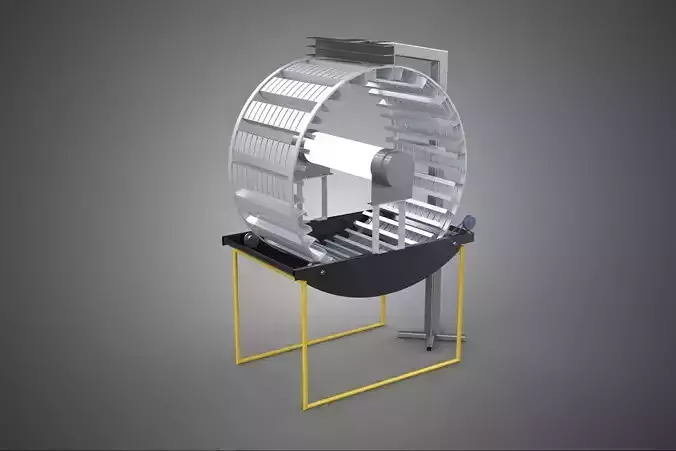 ROTARY HYDROPONIC SPIN GARDEN PLANT GROW FARM CYLINDER SYSTEM