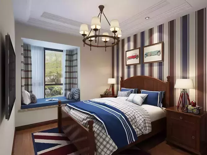 Bedroom Interior 08 3D model