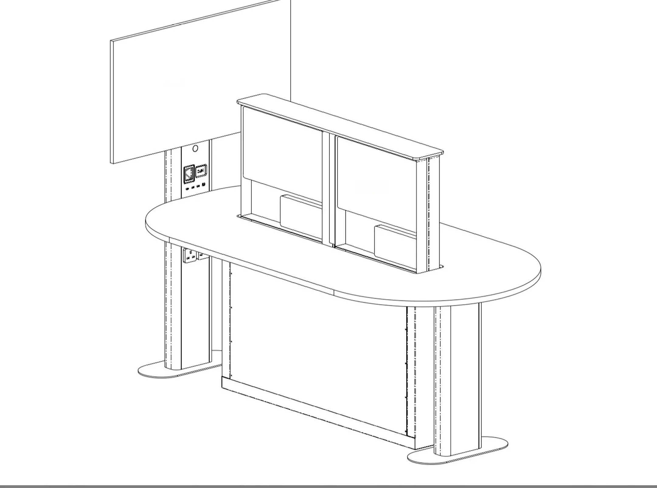 School Classroom 3D model_6