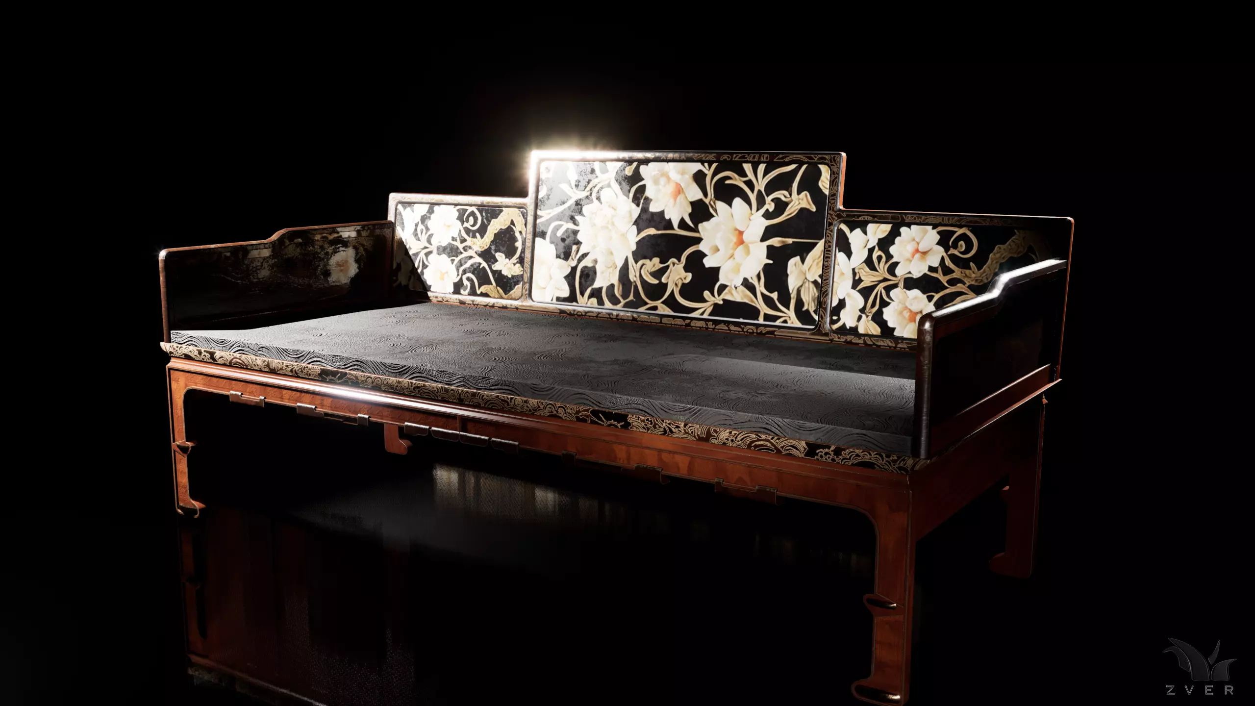 Chinese Interior Pack Vol 1 Low-poly 3D model_5