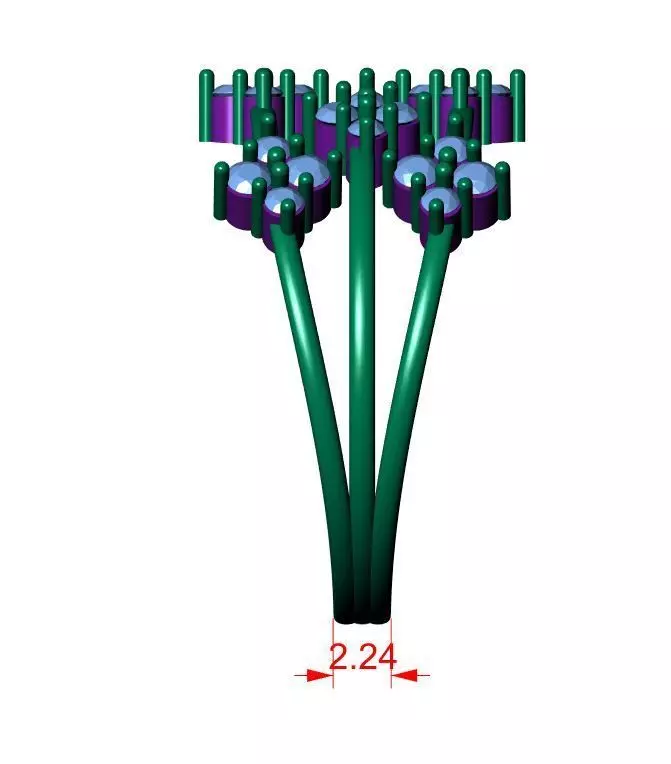 Solitaire ring 3D print model_12