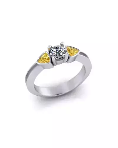 free jewelry ring triangle and round gemstone neckles 