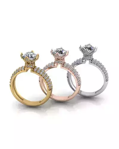 luxury jewelry engagement ring 