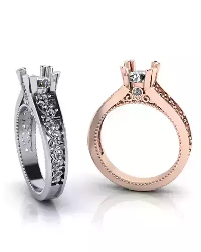 free engagement solitaire jewelry ring