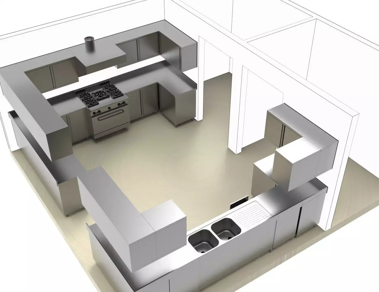 kitchen  8 3D model_0