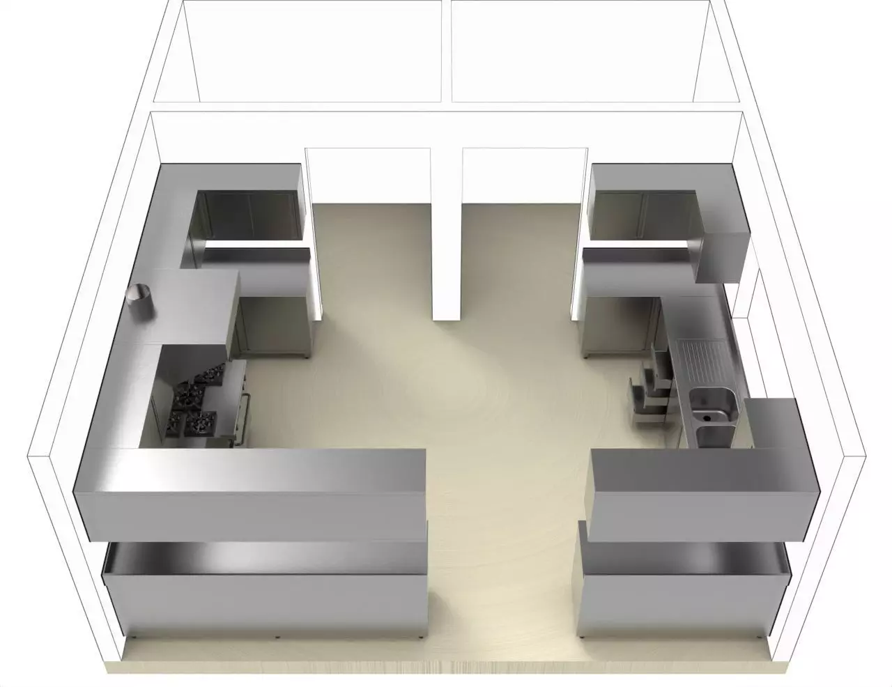 kitchen  8 3D model_7