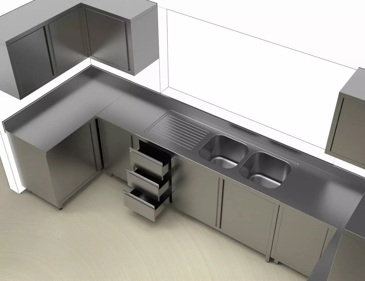kitchen  8 3D model_10
