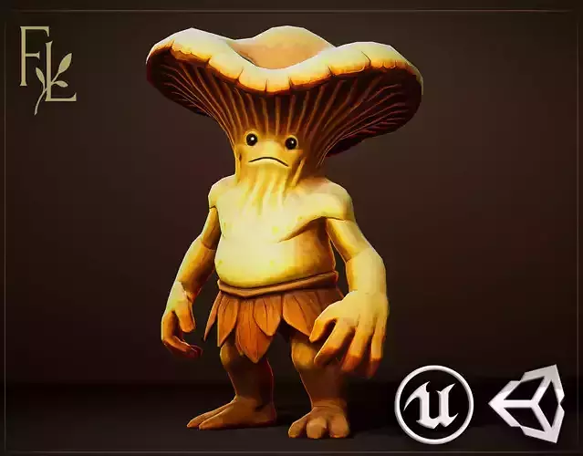 Chanterelle - Game ready character 
