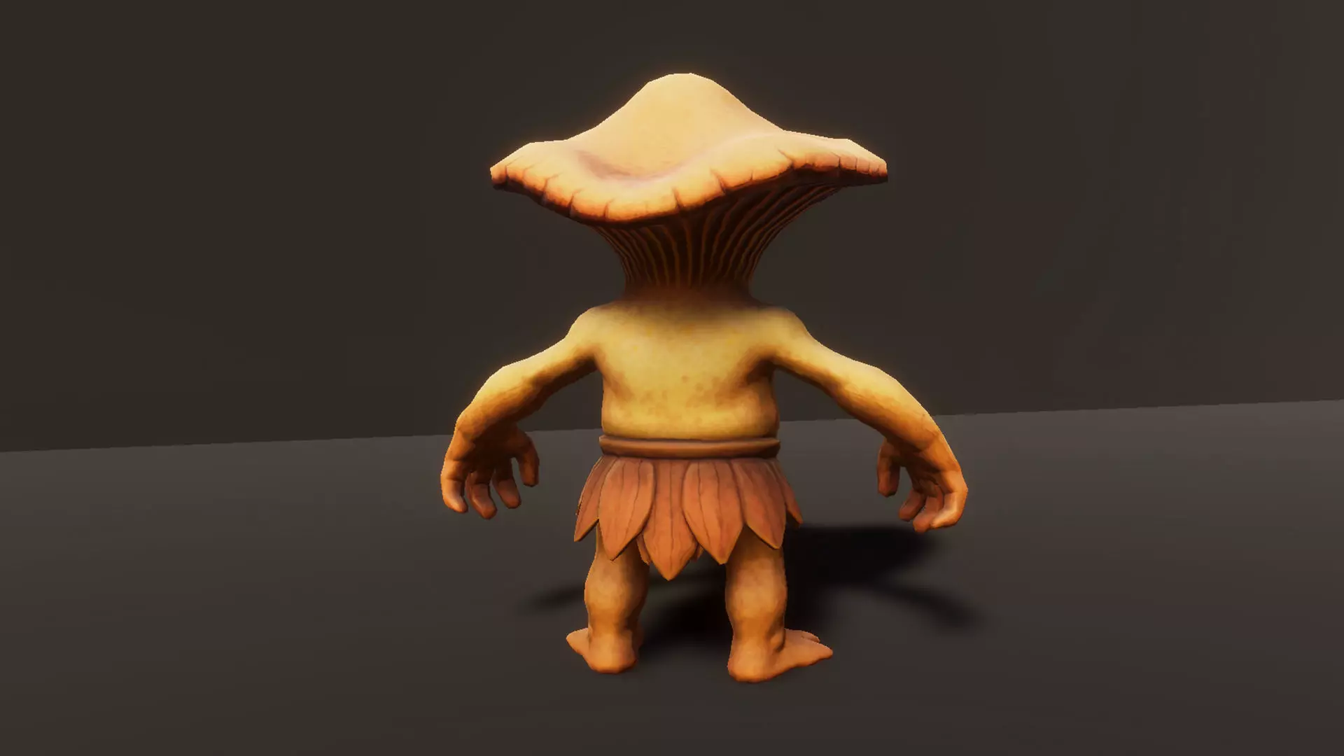 Chanterelle - Game ready character  Low-poly 3D model_9