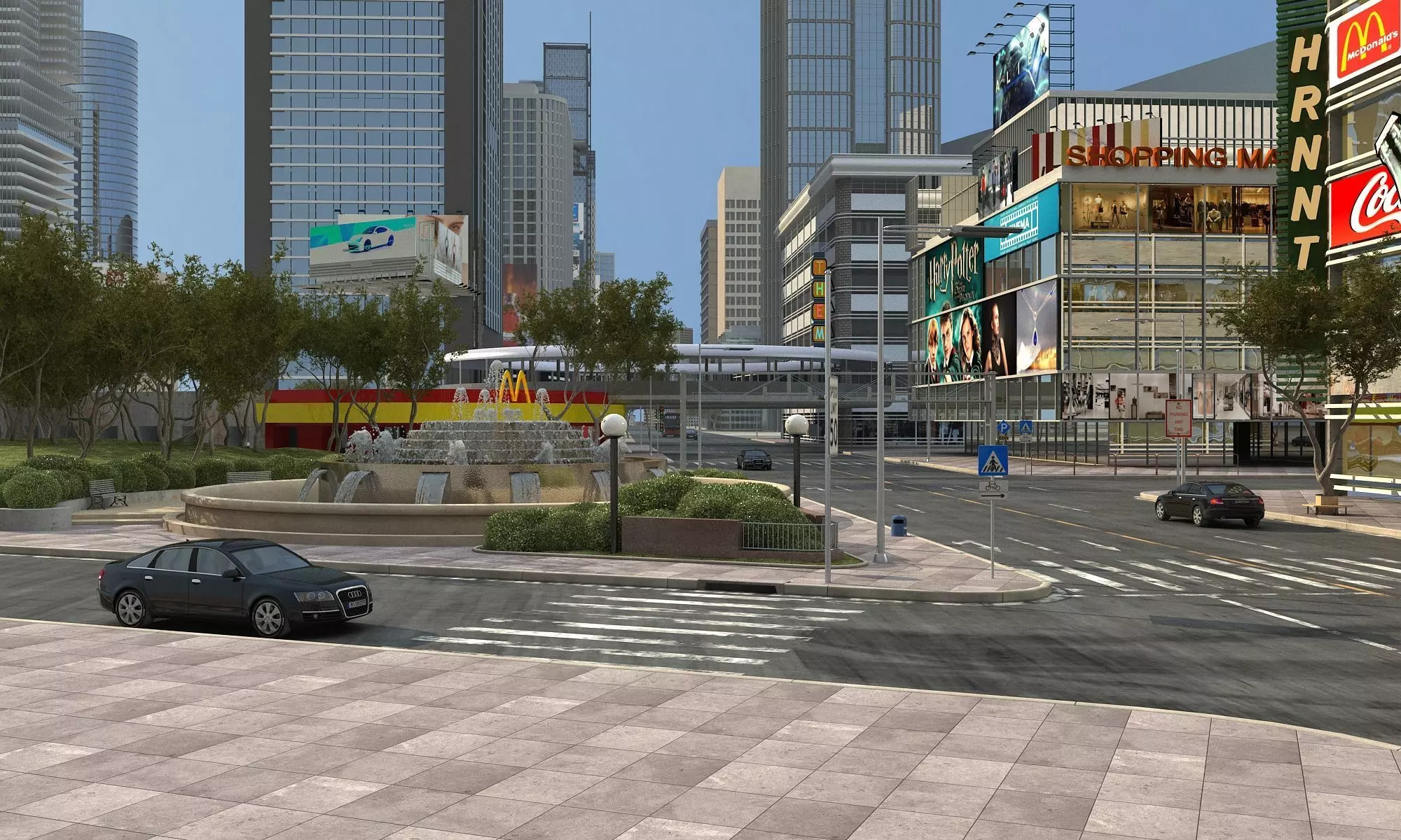 City Block 01 3D model_4